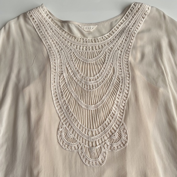 Adiva crocheted top with camisole Cream/ivory - Picture 6 of 12